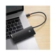 USB-хаб Baseus Lite Series 6-Port Type-C HUB Docking Station (Type-C to HDMI+USB3.0*2+Type-C Data+SD/TF) Black (WKQX050001) - изображение 4