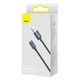 Кабель Baseus Crystal Shine Series Fast Charging Data Cable USB to Type-C 100W 1.2m Black - изображение 5