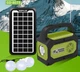 Фонарь лампа GDPLUS GD-8073 - солнечная система, Power Bank - изображение 1