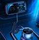 Автомобільний FM-трансмітер модулятор Baseus S-16 CCTM-E (MP3-програвач, 2 порти USB-A, швидка зарядка, виносний) - Чорний - зображення 1