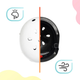 Dziecięcy kask ochronny Kinderkraft Safety Biały (KASAFE00WHT0000) - obraz 20