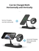 Док станція з бездротовою зарядкою Qi 5in1 Proda PD-W6 |5-15W, Watch/AirPods/Phone, підсвітка| black - зображення 8