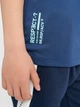 Детская майка для мальчика Minoti Aqua 6 38346JNR 122-128 см Синяя (5063025039405) - изображение 4