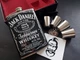 Подарочный набор фляга с рюмками, Jack Daniels 9oz, BumShop подарок мужчине, фляга и 4 рюмки (919751) - изображение 1