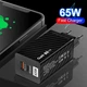 Зарядное устройство GaN 65W PD Type-C / 20W QC3.0 USB-A - Черный - изображение 4