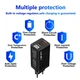 Зарядное устройство GaN 65W PD Type-C / 20W QC3.0 USB-A - Черный - изображение 7