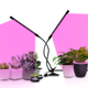 Світлодіодна led лід Фітолампа для рослин 2 гілки Plant Grow Leight з таймером - зображення 2