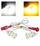 Светодиодная лампа&nbsp;Т10 W5W 42SMD 3014 5W 12V Белая Желтая комплект (10367) - изображение 1