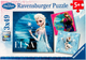 Puzzle-3x49 Ravensburger Disney Elsa, Anna i Olaf (09269) - obraz 1