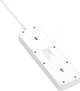 Фильтр питания ProLogix Premium 5 розеток, 6 USB AUTO ID, 2 м Белый (PR-SC5614W) - изображение 5