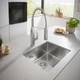Кухонна мийка Grohe K700U 54x44, під стільницю, 1 чаша, матова, сталь (31574SD1) - изображение 6