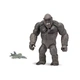 Игровая фигурка Конг с истребителем Godzilla vs. Kong 15 см Серый KD90215 - изображение 1