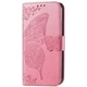 Чехол UniCase Butterfly Pattern для Google Pixel 6a - Pink - изображение 2