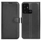 Классический чехол-книжка Deexe Book Type для Infinix Hot 12 Play - Black - изображение 1