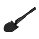 Лопата саперная туристическая пила и кирка 5 в 1 Shovel Черная складная металлическая со штыком открывалкой компасом и чехлом - изображение 4