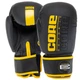 Перчатки боксерские PU CORE BO-8540 (размер 10oz, черный-желтый) - изображение 1