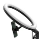 Кольцевая USB светодиодная LED лампа + настольная подставка Baseus Live Stream Holder-table Stand 24.5см черный (CRZB10-A01) - изображение 7