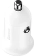 Автомобильное зарядное устройство Baseus Grain Pro Car Charger (Dual USB 4.8A) Быстрая зарядка Зарядка в авто White - изображение 4