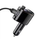 Автомобильное зарядное устройство FM-трансмиттер (модулятор) Baseus Locomotive MP3 Car Charger 2USB 3.4A Black - изображение 4