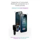 Автомобильное зарядное устройство FM-трансмиттер (модулятор) Baseus Locomotive MP3 Car Charger 2USB 3.4A (CCALL-RH01) Black - изображение 12