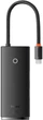 USB-хаб Baseus Lite Series 5-Port Type-C HUB Docking Station (Type-C to HDMI+3 х USB3.0+PD) Black (WKQX040001) - изображение 2
