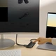 USB-хаб Baseus Lite Series 5-Port Type-C HUB Docking Station (Type-C to HDMI+3 х USB3.0+PD) Black (WKQX040001) - изображение 8