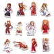 Стикерпак Евангелион Evangelion Аска Лэнгли Asuka Langley 45 штук SP AL 01 - изображение 3