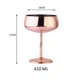 Бокал для коктейлей REMY-DECOR розовое золото из нержавеющей стали - изображение 2