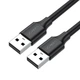 Кабель UGREEN US102 USB 2.0 A Male to A Male Cable 1m Black (10309) - изображение 1