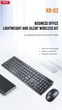 Беспроводная клавиатура с мышью XO KB-02 black - изображение 5
