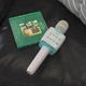 Микрофон-караоке беспроводной HOCO BK5 "Cantando" (Bluetooth 5.0, USB слот, 1-динамик) Blue - изображение 4