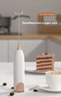 Электрический вспениватель молока Капучинатор Lecot 1501 Milk Frother Бело-бежевый - изображение 3