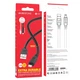 Кабель Borofone BX81 USB to Lightning 1m черный - изображение 5