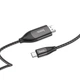 USB кабель Hoco UA16 Type-C - HDTV HD сталевий - зображення 3