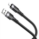 Кабель USB Borofone BU35, USB to Lightning, 2.4А, 1.2m, чорний - зображення 1