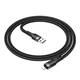 Кабель USB Borofone BU35, USB to Lightning, 2.4А, 1.2m, чорний - зображення 3