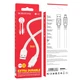 Кабель Borofone BX81 USB to Lightning 1m білий - зображення 4