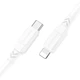 Кабель USB Borofone BX81, Type-C to Lightning, PD20W, 1m, белый - изображение 1