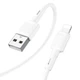 Кабель Hoco X83 USB to Lightning 1m белый - изображение 3
