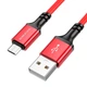 Кабель USB Borofone BX83, USB to MicroUSB, 2.4А, 1m, красный - изображение 1
