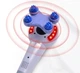Вібромасажер для тіла Magic massager 7в1 Сіро-фіолетовий, ручний масажер електричний 30W (VS7005956) - изображение 6
