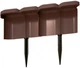Садовий бордюр Prosperplast Palisada SNAIL IPSP-R222 декор для саду коричневий 1.90 м - зображення 1