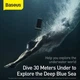 Водонепроницаемый чехол Baseus Let's go Slip Cover Waterproof Bag черный (ACFSD-DG1) - изображение 5