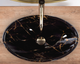 Умивальник (раковина) REA PAMELA BLACK MARBLE SHINY накладний - изображение 5