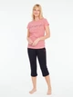 Пижама (футболка + штаны) женская хлопковая U.S. Polo Assn 16866 L Red (8680557397437) - изображение 1
