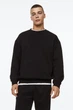 Світшот H&M Loose Fit XXXL чорний 0970818001 - изображение 1