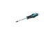 Отвёртка ударная крестовая магнитная MASTERTOOL GM EXTERNAL HEX PH2х100 мм ручка с TPR покрытием (49-6210) - изображение 1