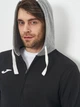 Толстовка на молнии мужская Joma Confort Ii 101963.111 M Черная с принтом (8424309571689) - изображение 4