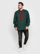 Вышиванка мужская Narodnyy butik Дубок изумрудный лен 2002.1 52 - изображение 3