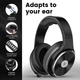 Накладні студійні HIFI навушники OneOdio Studio Wireless black зі складною конструкцією Проводні професійні навушники з мікрофоном - зображення 4